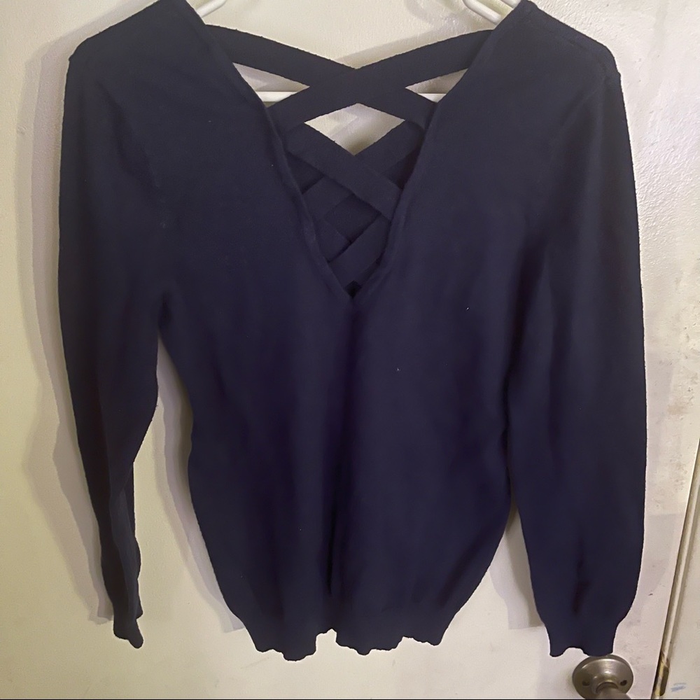 - Love Ellie Mia Back Detail Pullover